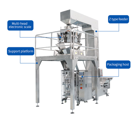 Mozzarella Cheese Candy Beef Jerky Garlic Granule Packaging Machine Electric
