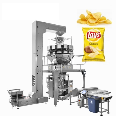 Multihead Pillow Bag  Granule Vertical Packing Machine For Snacks