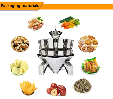 Multihead Pillow Bag  Granule Vertical Packing Machine For Snacks