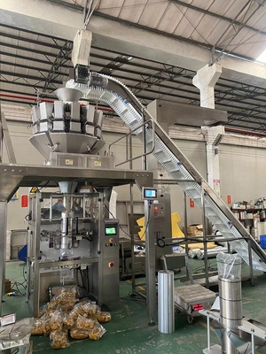 Multihead Weigher Vertical Packing Machine For Snack Food Nuts Popcorn