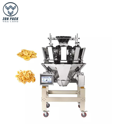 10 Head Weighing And Packing Machine Sheet Food Multihead Combination Weigher