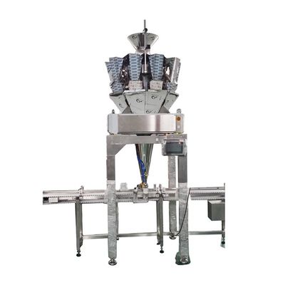 SS304 20 Bottle / Min Plastic Jar Packing Machine