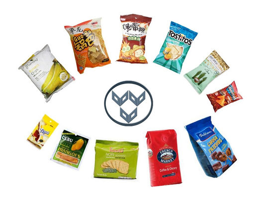 Potato Chips Puffed Food Pillow Packaging Machine Vertical 55bags/Min