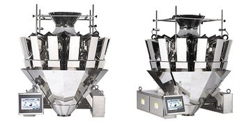 Automatic 14 Head Weigher For Chocolate Beans Candy High Speed 120 Bags/Min