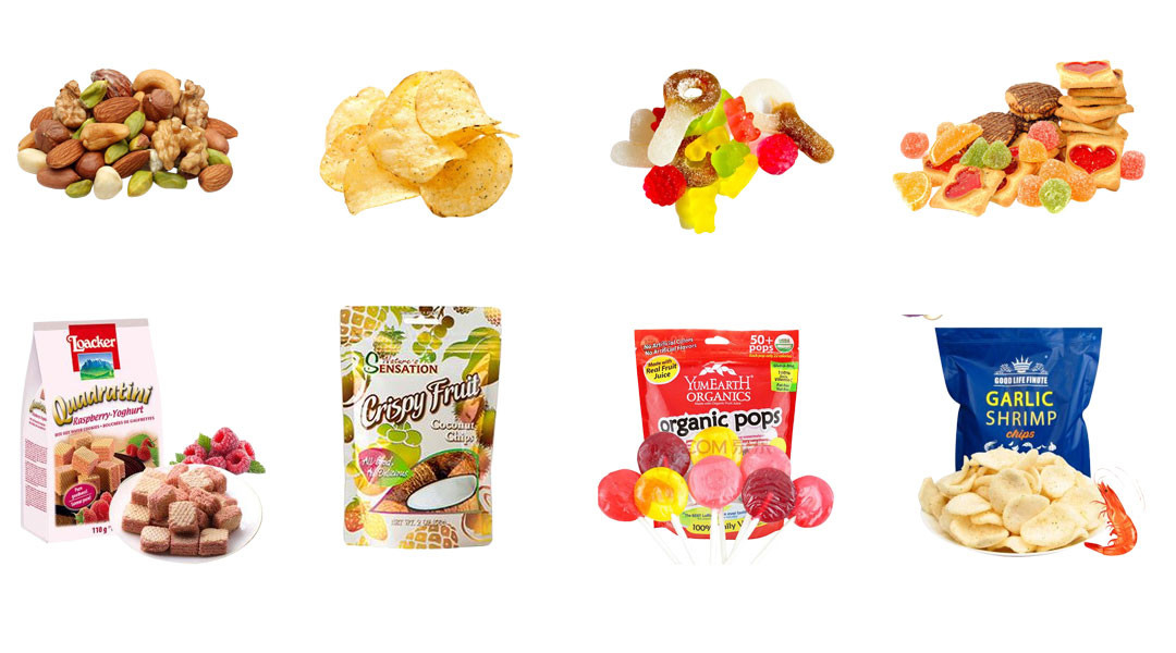300g 500g Flat Pouch Cashew Nuts Packing Machine Multi Function