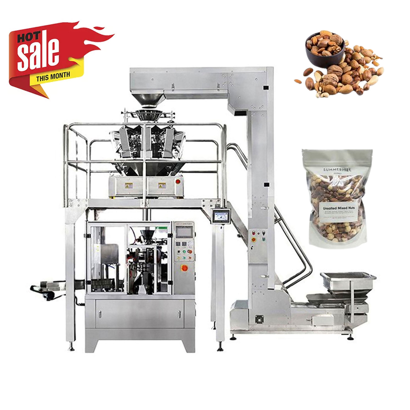 Automatic Nuts Cashew Nuts Packing Machine For Zipper Bag