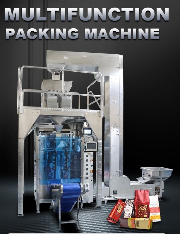 Automatic Gusseted Side Sealing Pouch Packing Machine For Coffee Bean