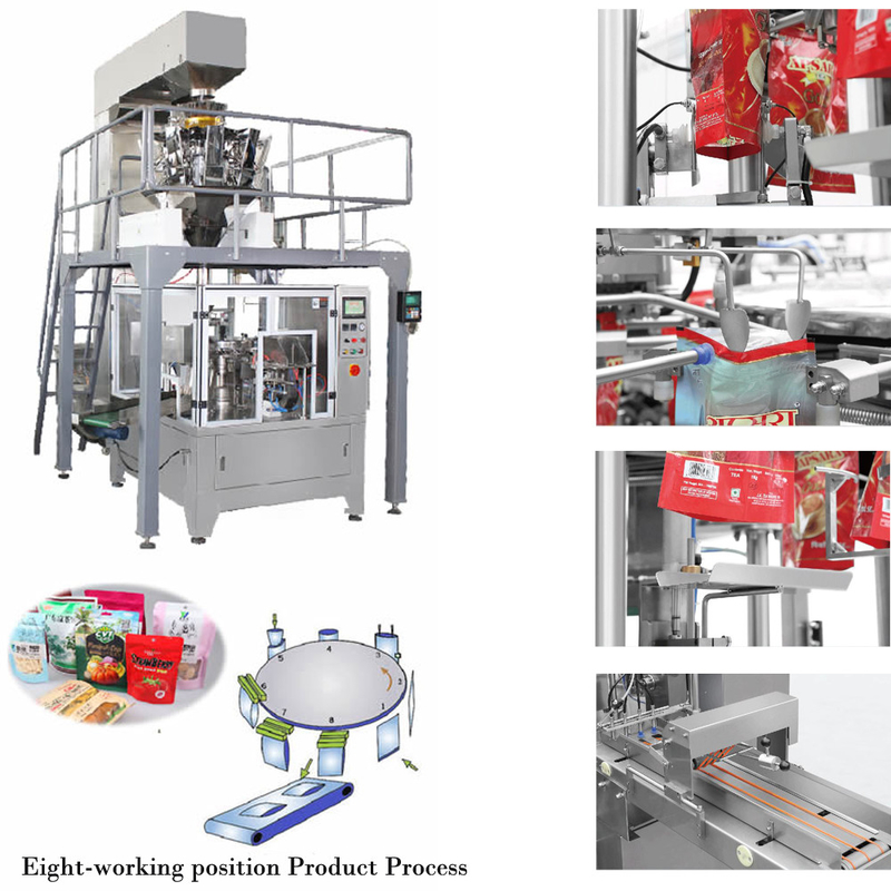Gummy Bears Candy Doypack Packaging Machine Fully Automatic