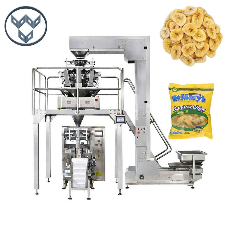 Popcorn Multi Head Packing Machine Accuracy 0.1 - 1.5g