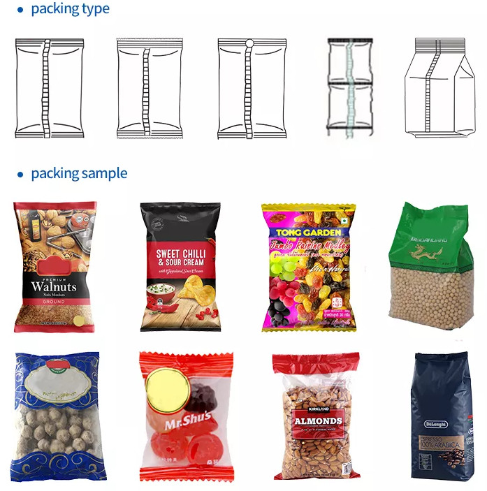 Pillow Bag Nitrogen Packing Machine For Potato Chips