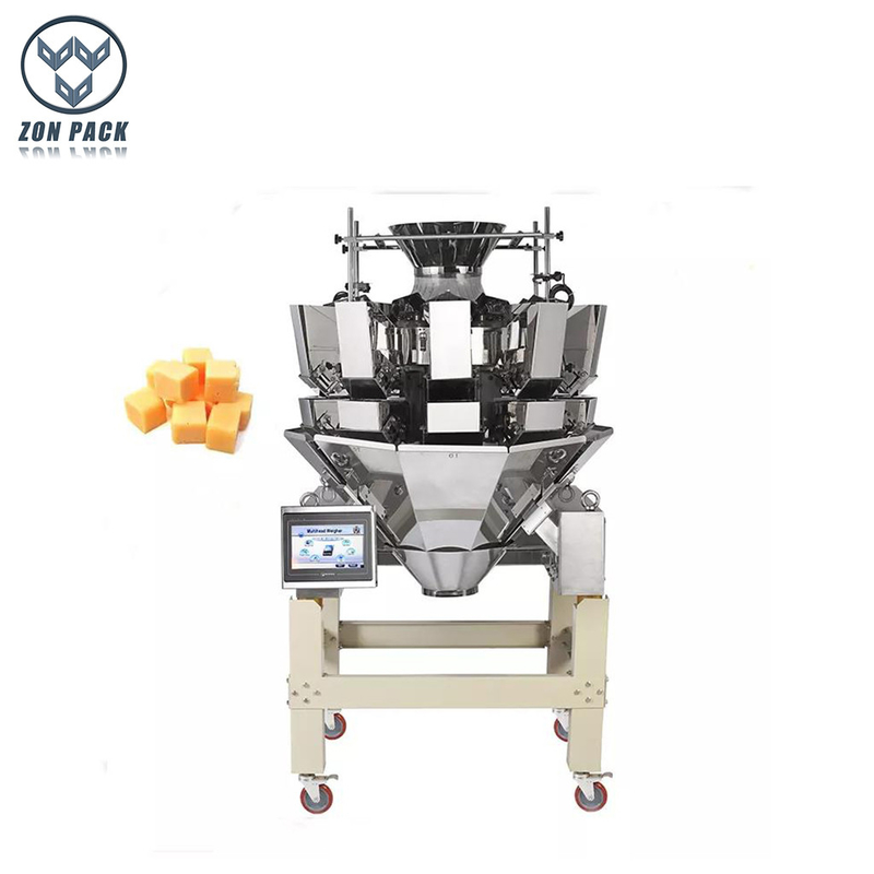 CE Certification 10 Heads 2.5L Multihead Weigher Combination Scale Cheese