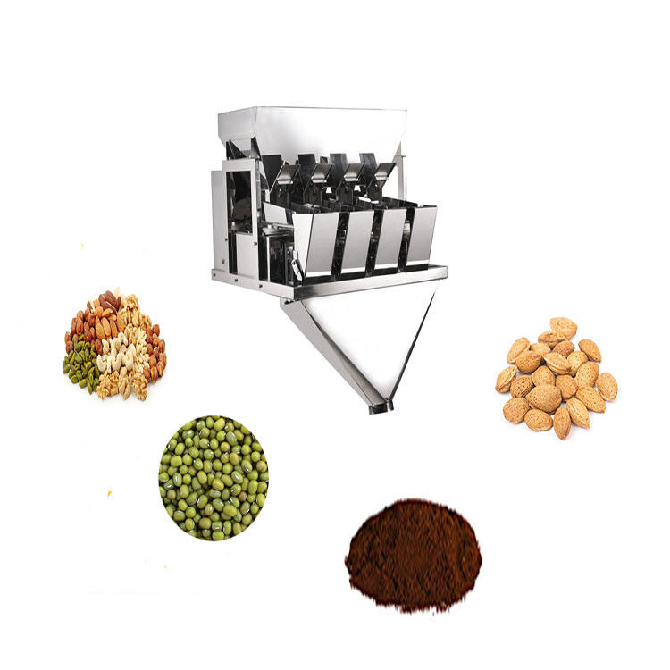 Grain Coffee Beans Oat 4 Head Linear Weigher 10 - 2000g Full Automatic