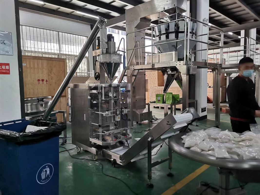 304SS Food Grade Vertical Form Fill Seal Packaging Machine Fully Automatic