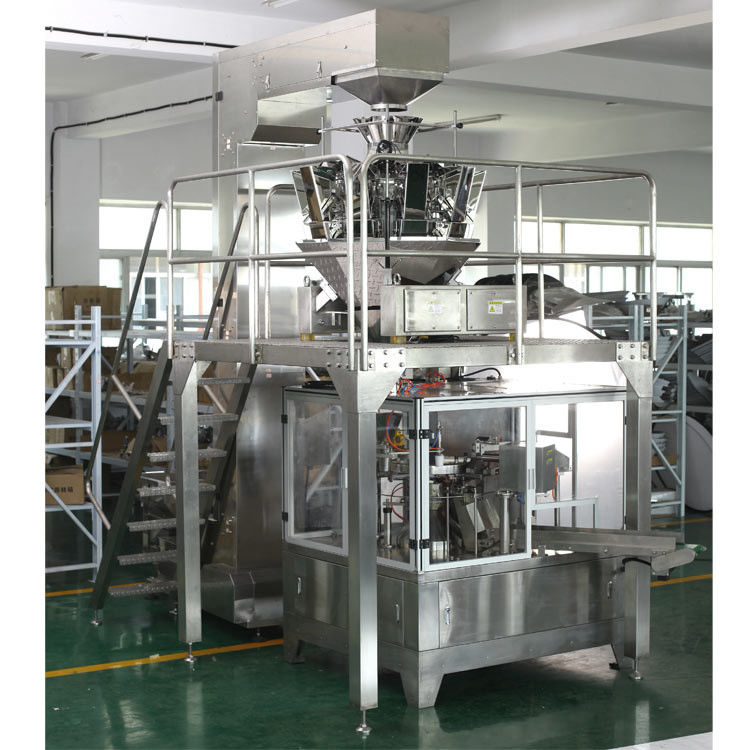 Multifunction Doypack Pouch SS304 Frozen Food Packaging Machine 50bags/Min