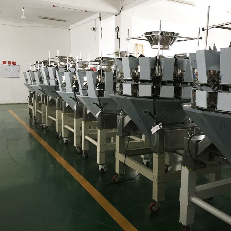 14 Heads Weigher Double Servo Popcorn Pouch Packing Machine
