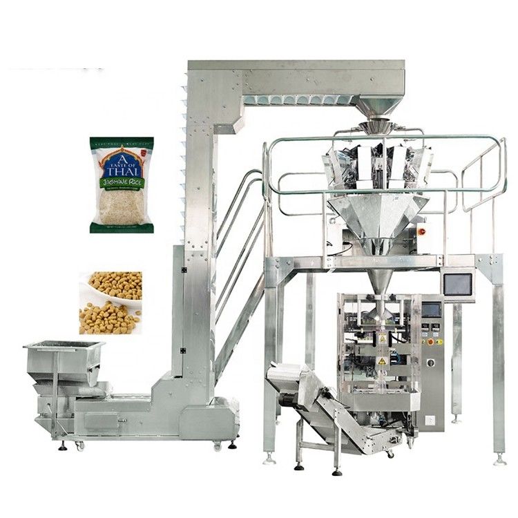 Puffed Food Pillow Bag Vertical Packing Machine 50g 100g 500g