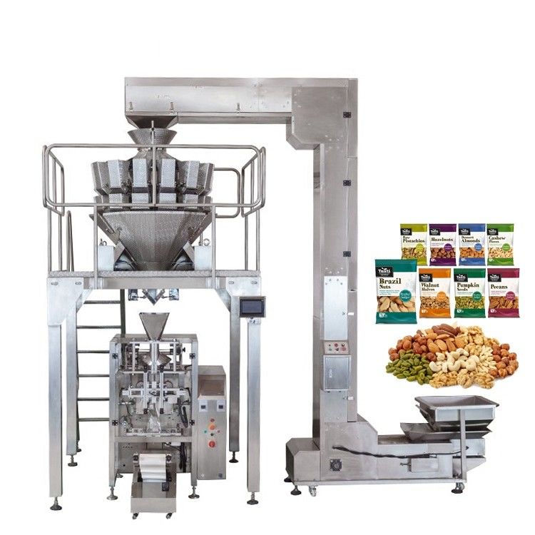 Touch Screen 70 Bags / Min Automatic Granule Packing Machine