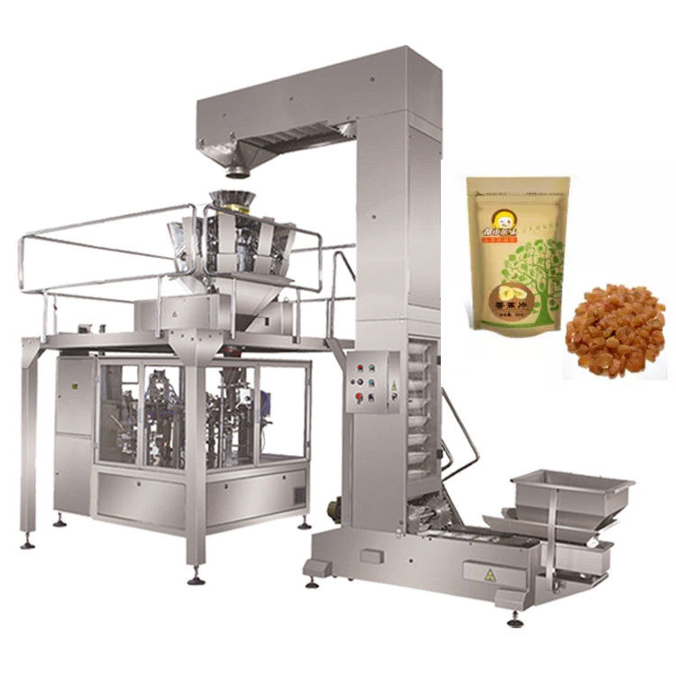 Cashew Nut 50 Bags / Min Multihead Weigher Packing Machine