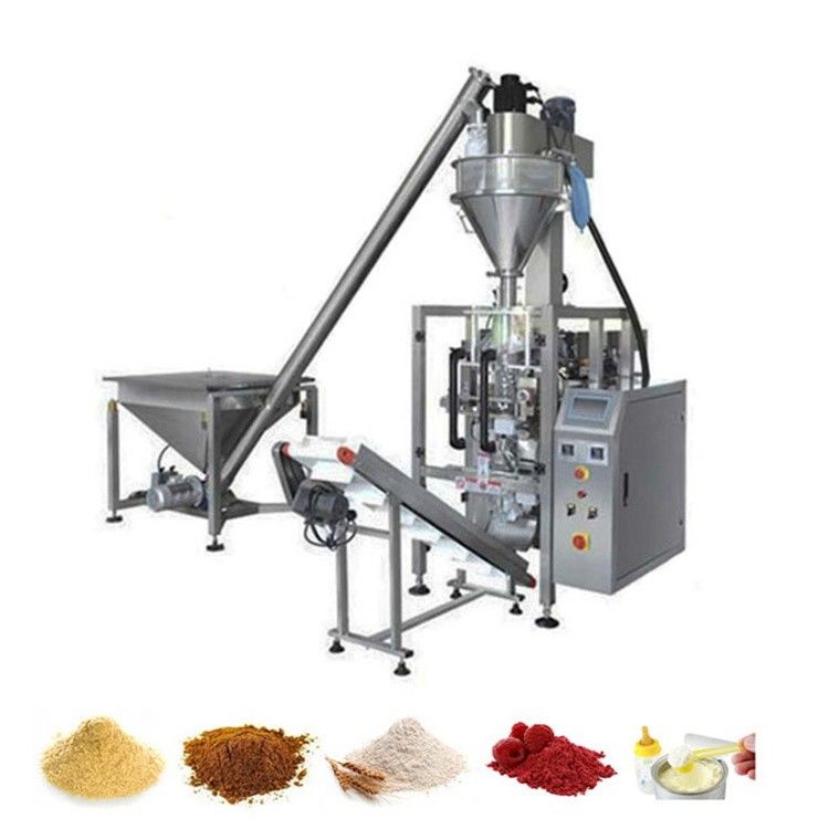 Auger Filler Chili Powder Pouch Packing Machine With Weighing