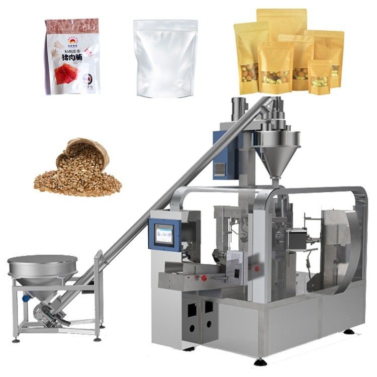 Stand Up Pouch Red Chilli Powder Packing Machine 100g 500g Automatic