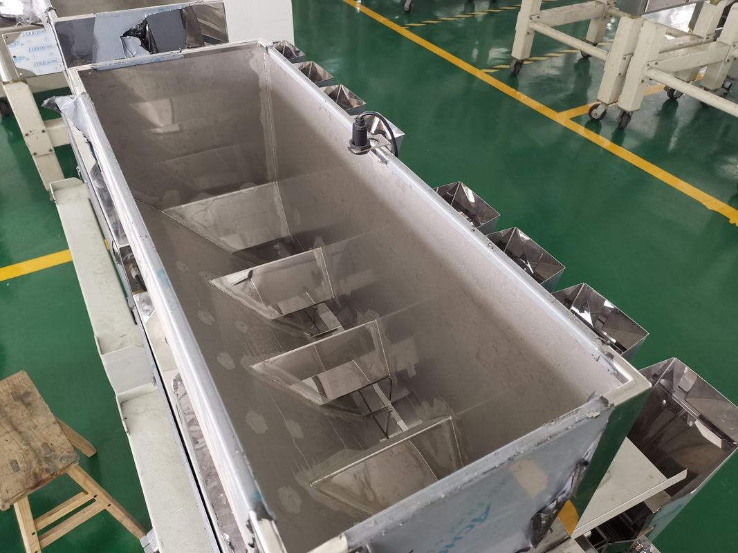 Automatic 4 Head Linear Weigher For Grain Rice Suger Nut Packing