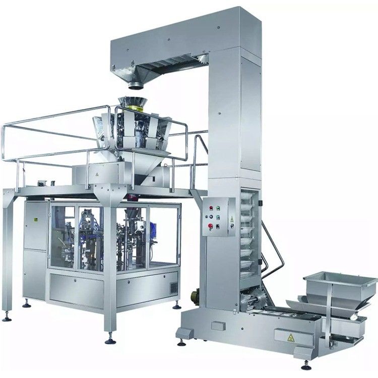 Multihead Weigher Chocolate Zipper Pouch Packing Machine