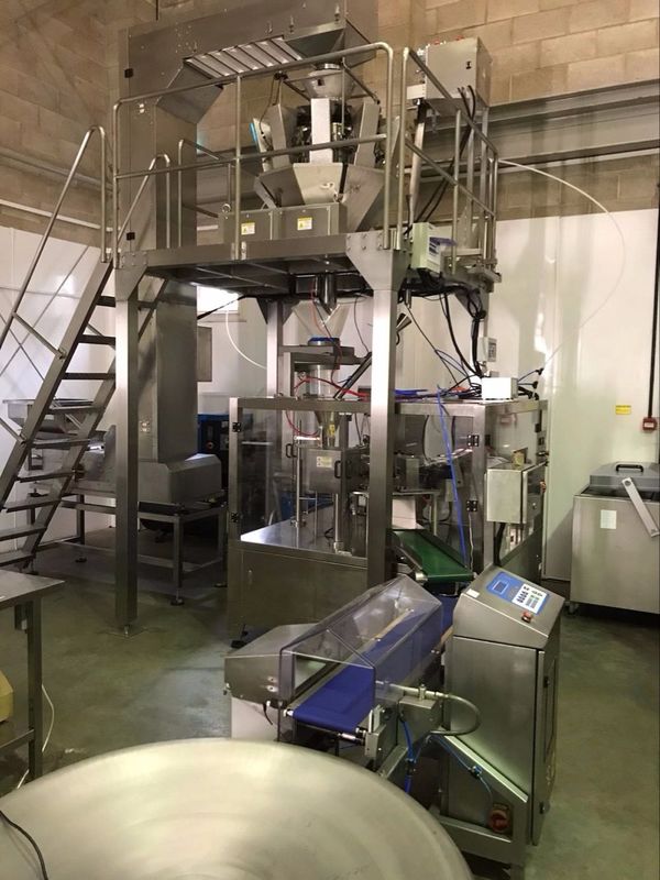 Automatic 50bags/Min 10 Heads Premade Bag Packing Machine 304SS Frame