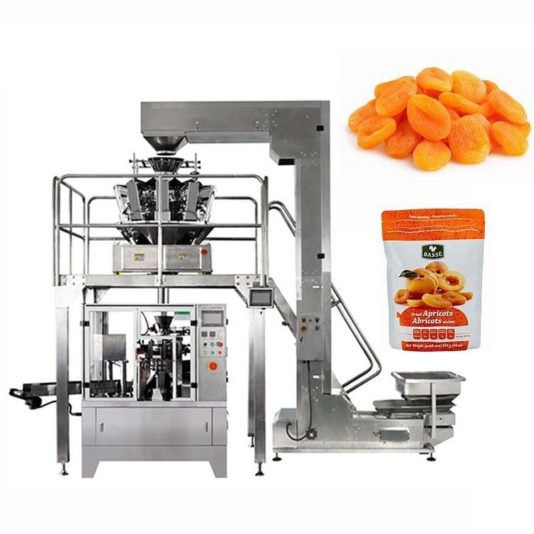 PLC Automatic Rotary Pouch Packing Machine For Premade Pouches