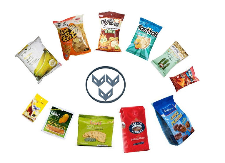 Potato Chips Puffed Food Pillow Packaging Machine Vertical 55bags/Min