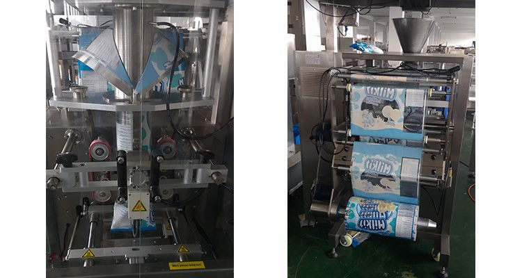 Nut Bean Chocolate Vertical Packing Machine With Multihead Weigher Automatic