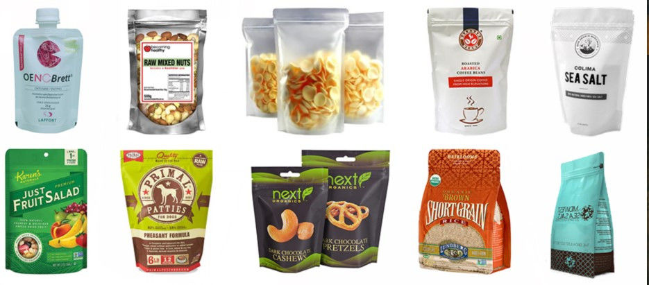 Doypack Zipper Bag Pouch Packaging Machine Filling Chips Meat