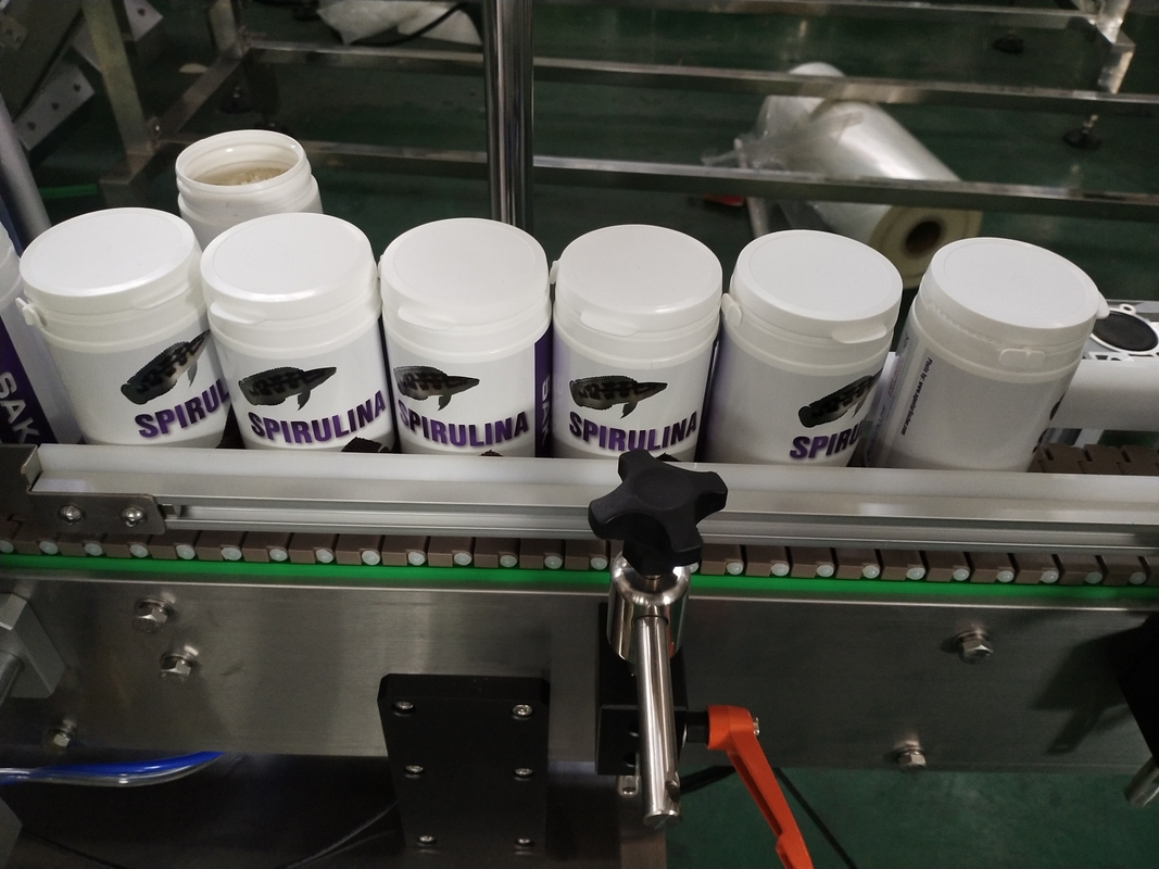 Round Bottle Auto Labeling Machine Printing 25 - 60 Pcs/Min