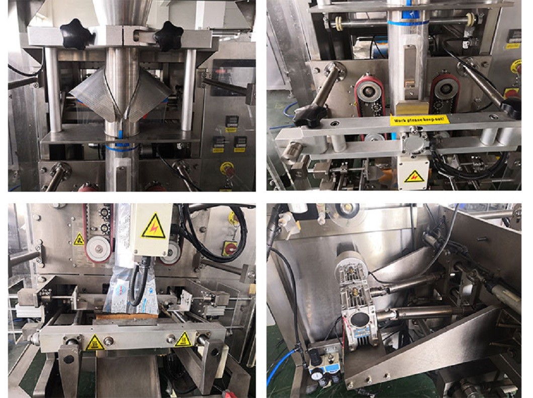 Pillow Bag Automatic Food Packing Machine Vertical For Nuts Candy Snack