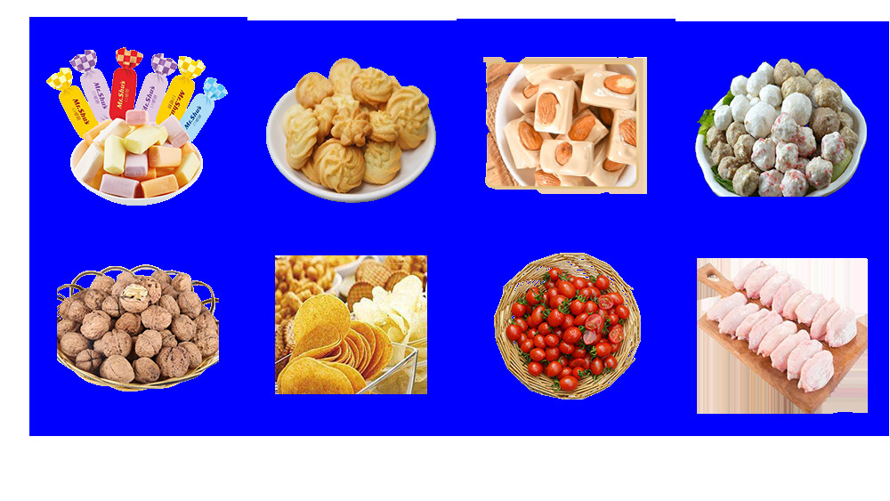 Pillow Bag Automatic Food Packing Machine Vertical For Nuts Candy Snack