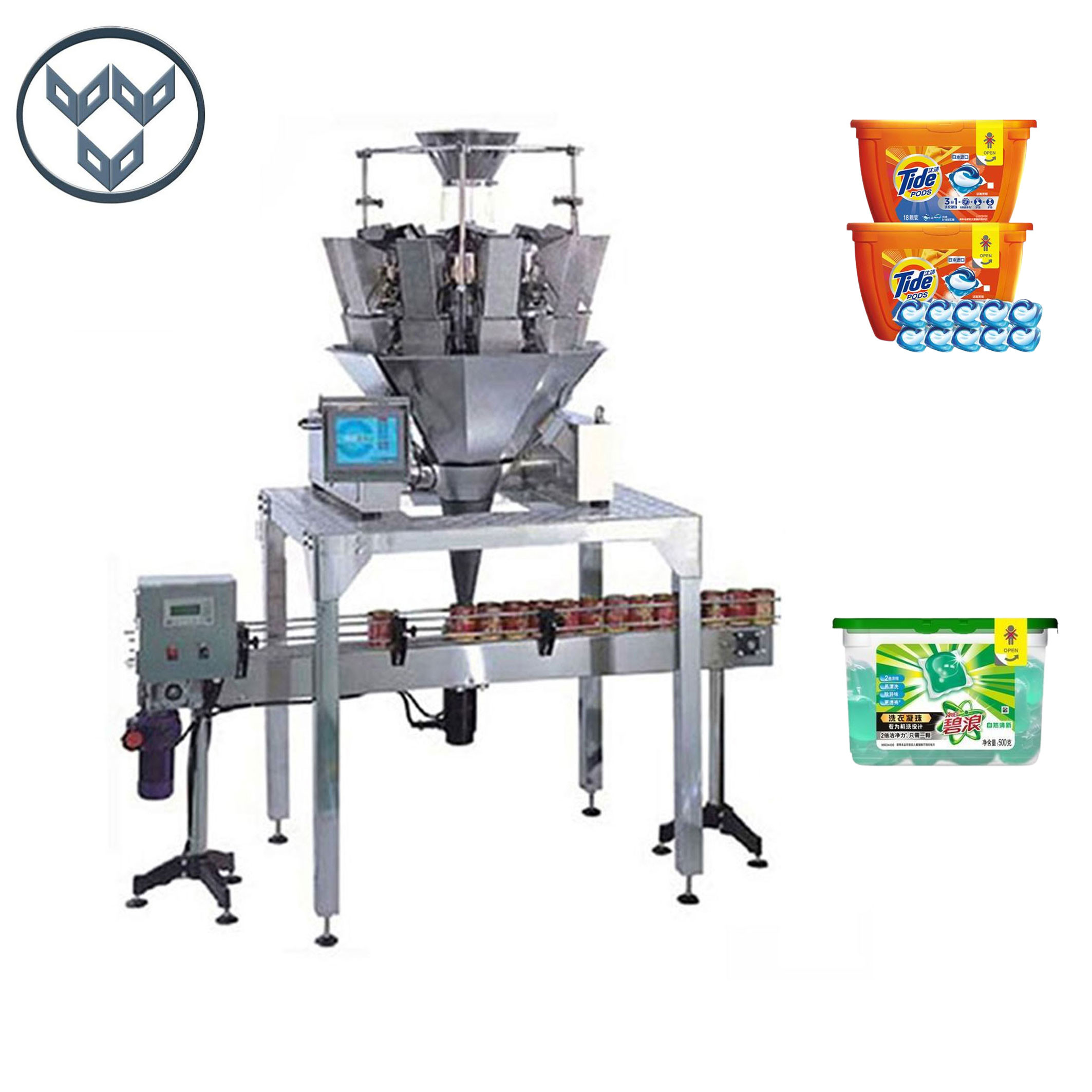 Plastic Can Laundry Detergent Filling Machine Full Automatic
