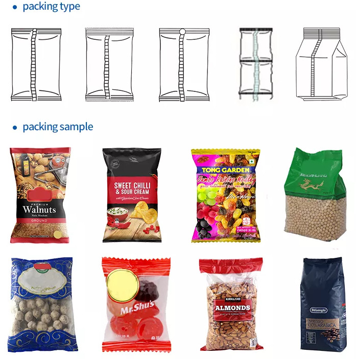 Snack Candy Weighing Packing Machine High Precision
