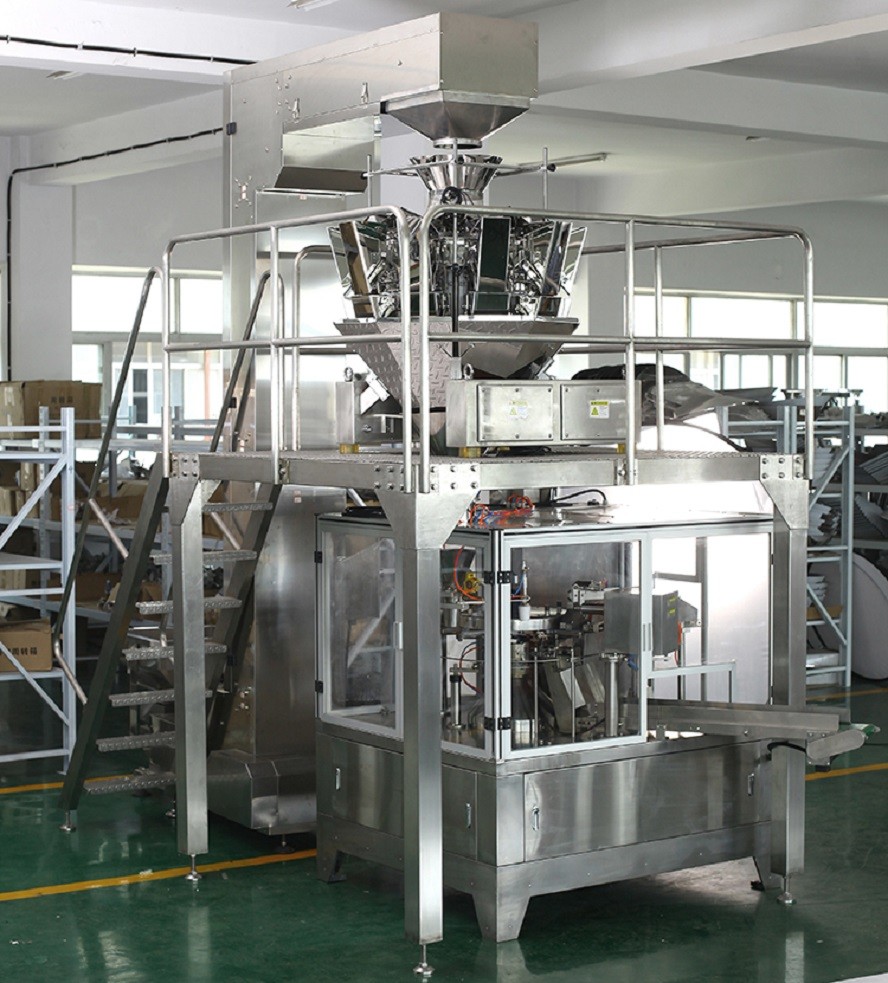 Rotary Doypack Stand Up pouch Packing Machine Chickpeas Multi Function
