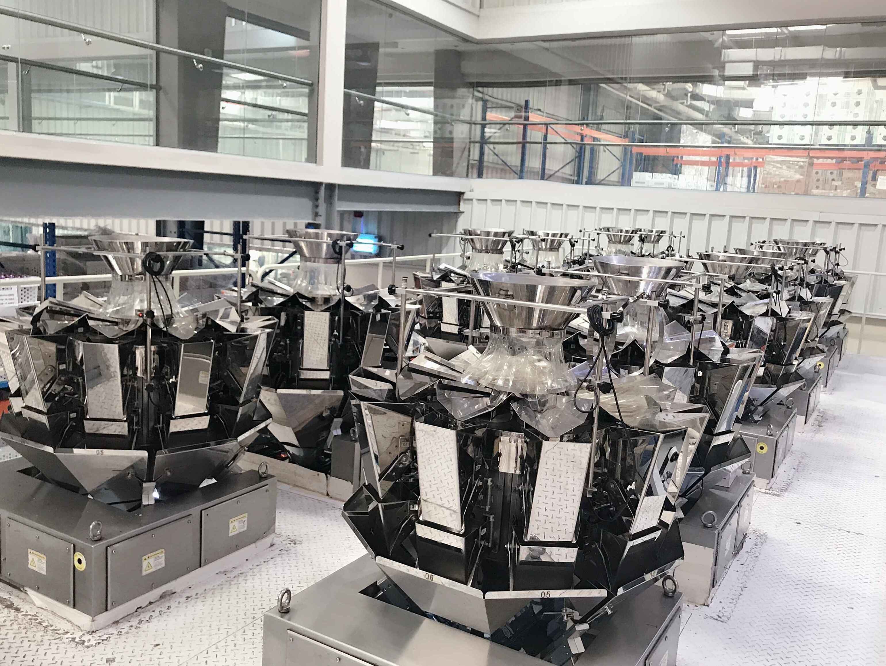 2.5L Hopper Multihead Weigher Automatic Food Packing Machine