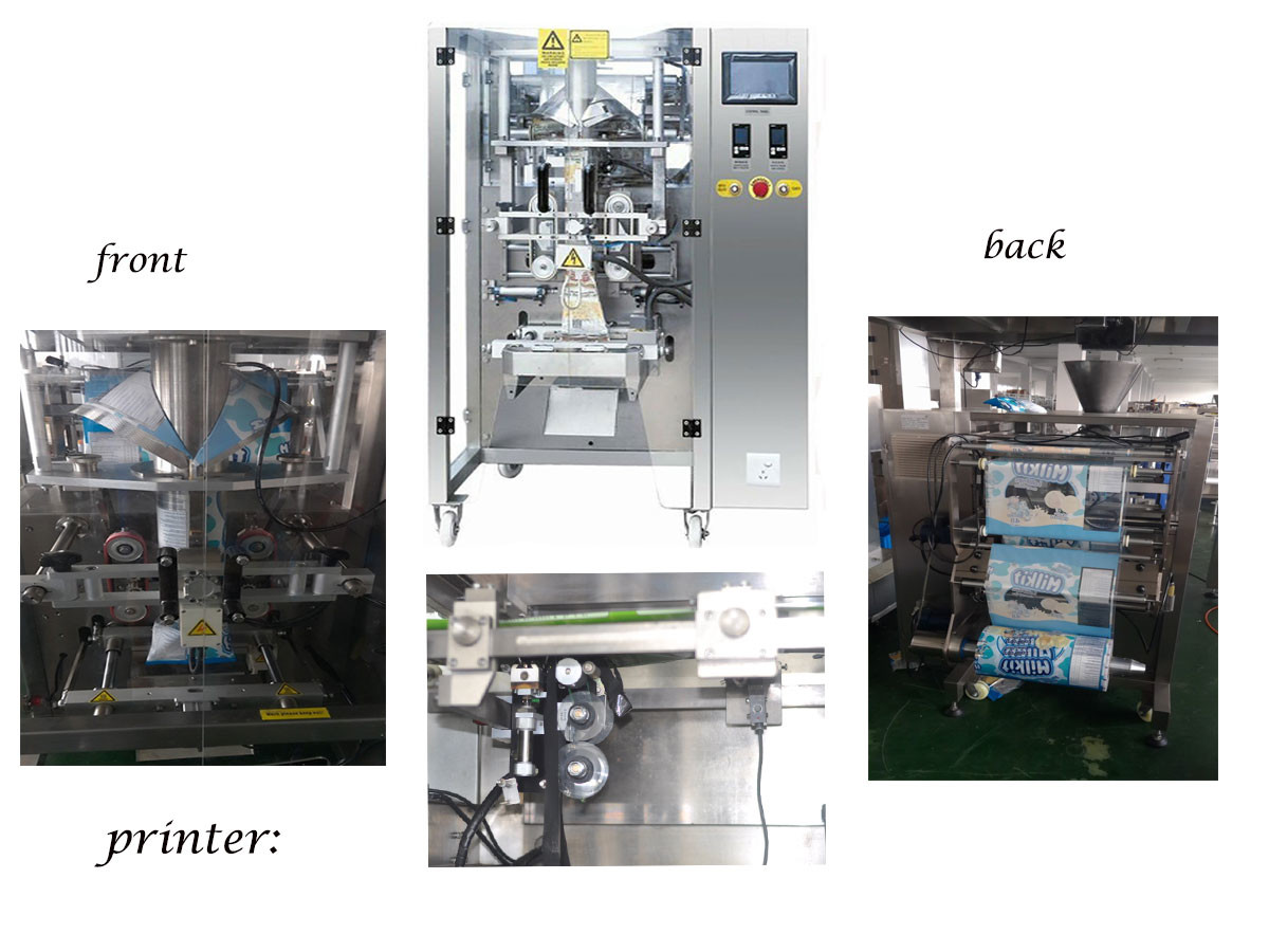 SS304 Salt Coffee Masala Small Cookie Packaging Machine