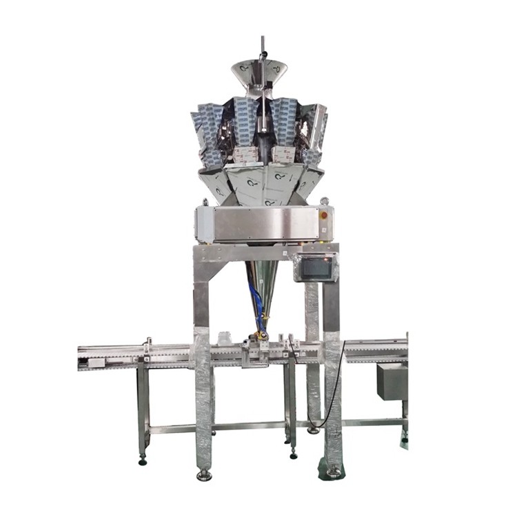 SS304 20 Bottle / Min Plastic Jar Packing Machine