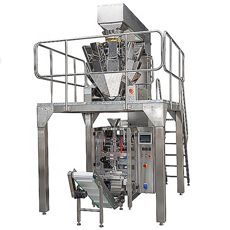 10 Head Weigher 420mm Automatic Food Packing Machine