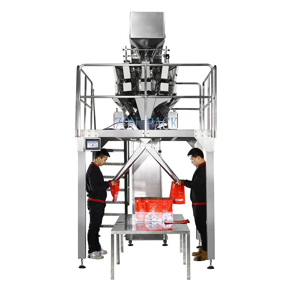 CE 304SS Semi Automatic Packing Machine Multihead Weigher