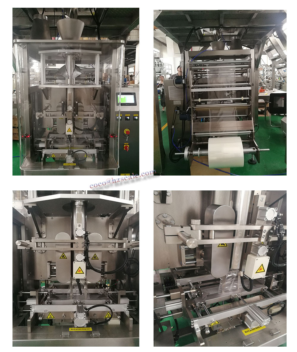 PLC Control 100g 200g Perforated Bag Packing Machine for Potato Chips