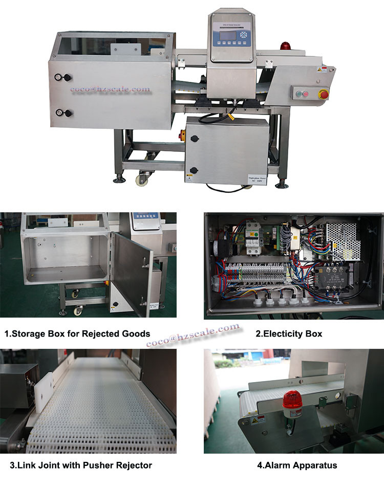 Automatic Food Safety Industry Metal Detector For Food Powder Packaging