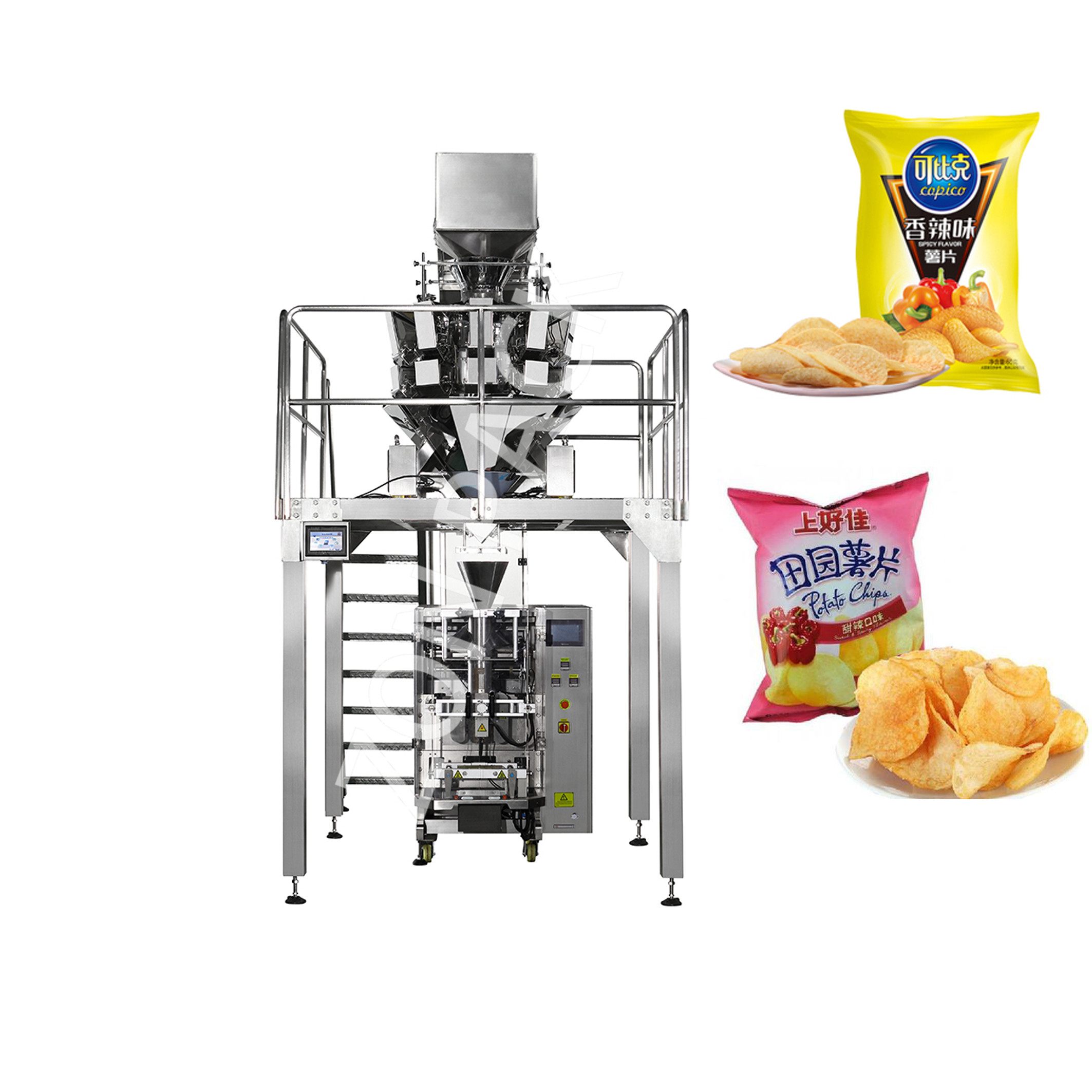 Automatic Food Popcorn Vffs Packing Machine Cashew Nut peanut Packaging Machine