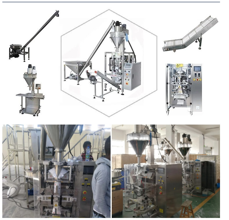 500g 3Kg Chili Powder Fiiling Pouch Vertical Packing Machine With Auger Filler