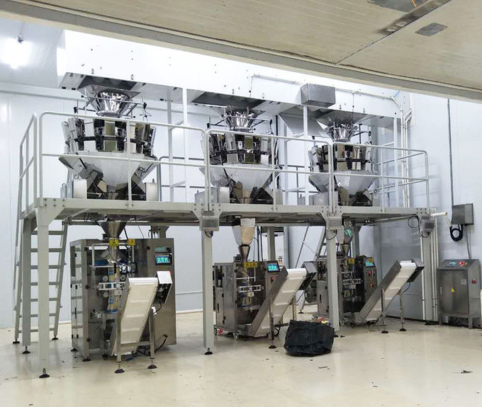 Laminated Film 50 Bags / Min Nuts Packing Machine 2
